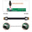 SF-100-0.4M PCI-E Slim Line SAS 4.0 SFF-8654 4i 38-pin Host to SFF-8654 Slim SAS Target Cable - 4