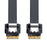 SF-100-0.4M PCI-E Slim Line SAS 4.0 SFF-8654 4i 38-pin Host to SFF-8654 Slim SAS Target Cable - 7