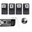 U2-038 4Pcs/Set USB 2.0 B-Type Male to Female 90 Degrees Elbow Adapter Converter - 2