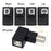 U2-038 4Pcs/Set USB 2.0 B-Type Male to Female 90 Degrees Elbow Adapter Converter - 4