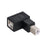 U2-038 4Pcs/Set USB 2.0 B-Type Male to Female 90 Degrees Elbow Adapter Converter - 6