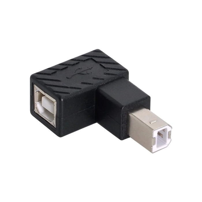 U2-038 4Pcs/Set USB 2.0 B-Type Male to Female 90 Degrees Elbow Adapter Converter - 6