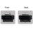 UC-069 Overmold USB 3.1 Front Panel Socket Key-A Type-E to USB 3.0 20Pin Header Male Extension Adapter - 7