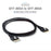 SF-028 0.5m PCI-E Slim Line SAS 4.0 SFF-8654 8i 74Pin Host to SFF-8654 Slim SAS Target Cable - 2