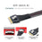 SF-028 0.5m PCI-E Slim Line SAS 4.0 SFF-8654 8i 74Pin Host to SFF-8654 Slim SAS Target Cable - 3