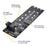 SF-033 HD SFF-8643+SATA Expansion Card to NGFF NVME PCIe SSD SATA Adapter for Mainboard - 2