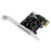 UC-039 Type-E USB 3.1 Front Panel Socket + USB 3.0 20-pin to PCI-E 1X Express Card VL805 Motherboard Adapter - 1