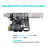 UC-039 Type-E USB 3.1 Front Panel Socket + USB 3.0 20-pin to PCI-E 1X Express Card VL805 Motherboard Adapter - 2