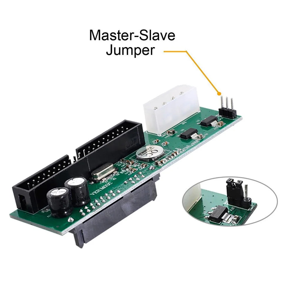 EP-014 SATA Disk to IDE/PATA 40Pin Motherboard Converter Adapter PCBA for Desktop and 2.5-inch 3.5-inch Hard Disk Drive - 3