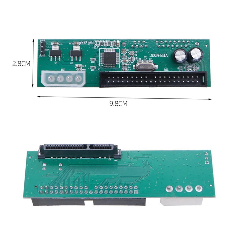 EP-014 SATA Disk to IDE/PATA 40Pin Motherboard Converter Adapter PCBA for Desktop and 2.5-inch 3.5-inch Hard Disk Drive - 5