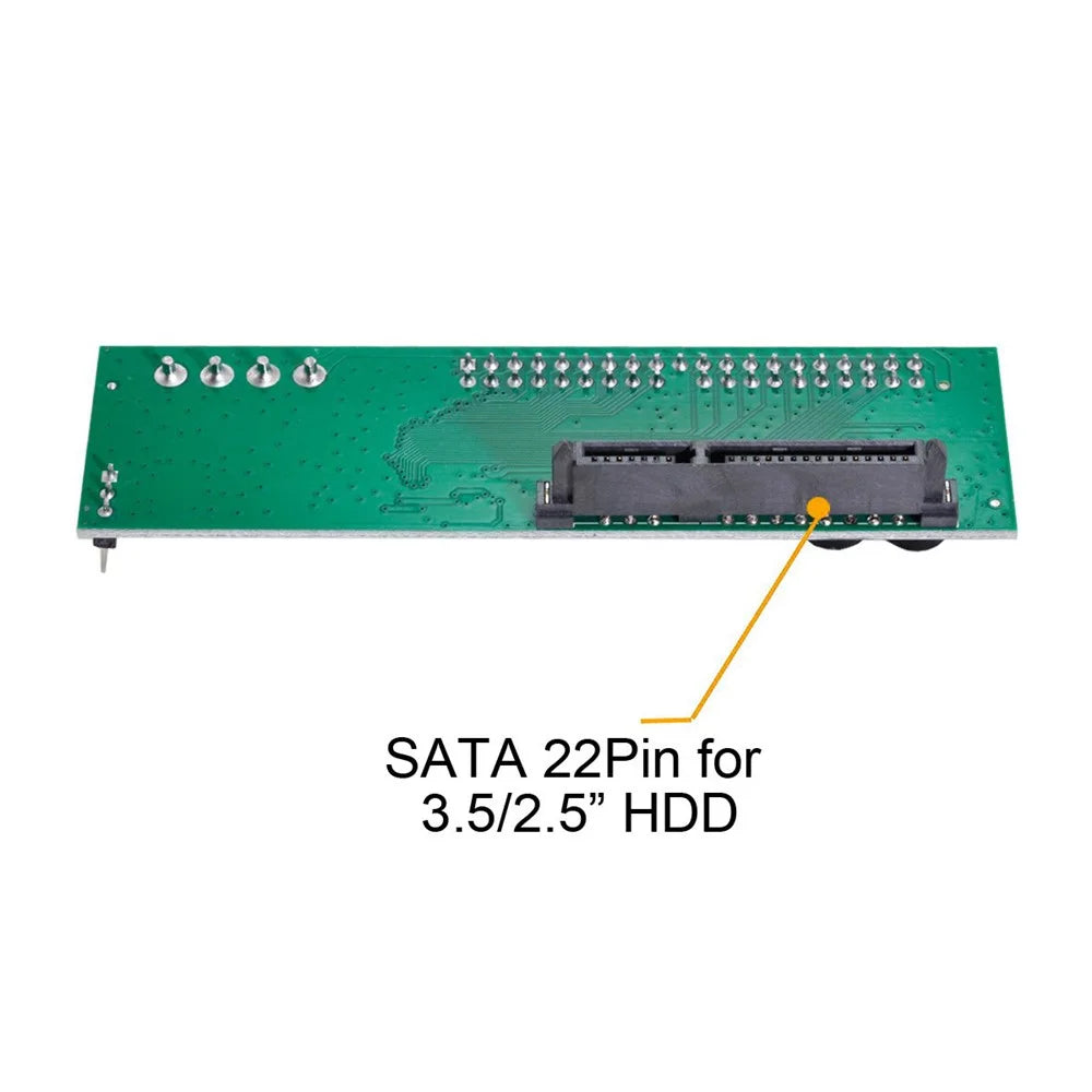 EP-014 SATA Disk to IDE/PATA 40Pin Motherboard Converter Adapter PCBA for Desktop and 2.5-inch 3.5-inch Hard Disk Drive - 6