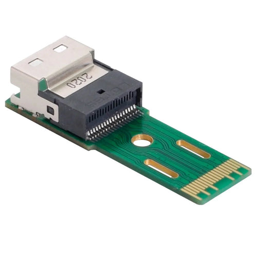 SF-003 PCI-E Slimline SAS 4.0 SFF-8654 4i 38Pin to SFF-8654 38Pin Male to Female Extender Adapter Test Tool - 1