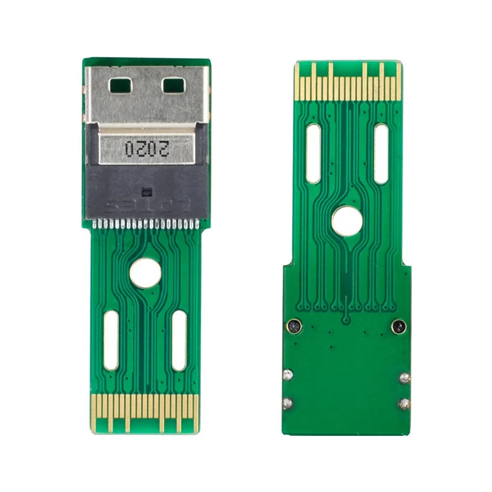 SF-003 PCI-E Slimline SAS 4.0 SFF-8654 4i 38Pin to SFF-8654 38Pin Male to Female Extender Adapter Test Tool - 6