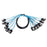 SF-018-0.5M Internal 6 SATA 7pin to 6 SATA 7pin Target SSD Hard Disk 6Gbps Data Server Raid Cable 0.5m - 2