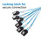 SF-018-0.5M Internal 6 SATA 7pin to 6 SATA 7pin Target SSD Hard Disk 6Gbps Data Server Raid Cable 0.5m - 5