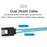 SF-018-0.5M Internal 6 SATA 7pin to 6 SATA 7pin Target SSD Hard Disk 6Gbps Data Server Raid Cable 0.5m - 7