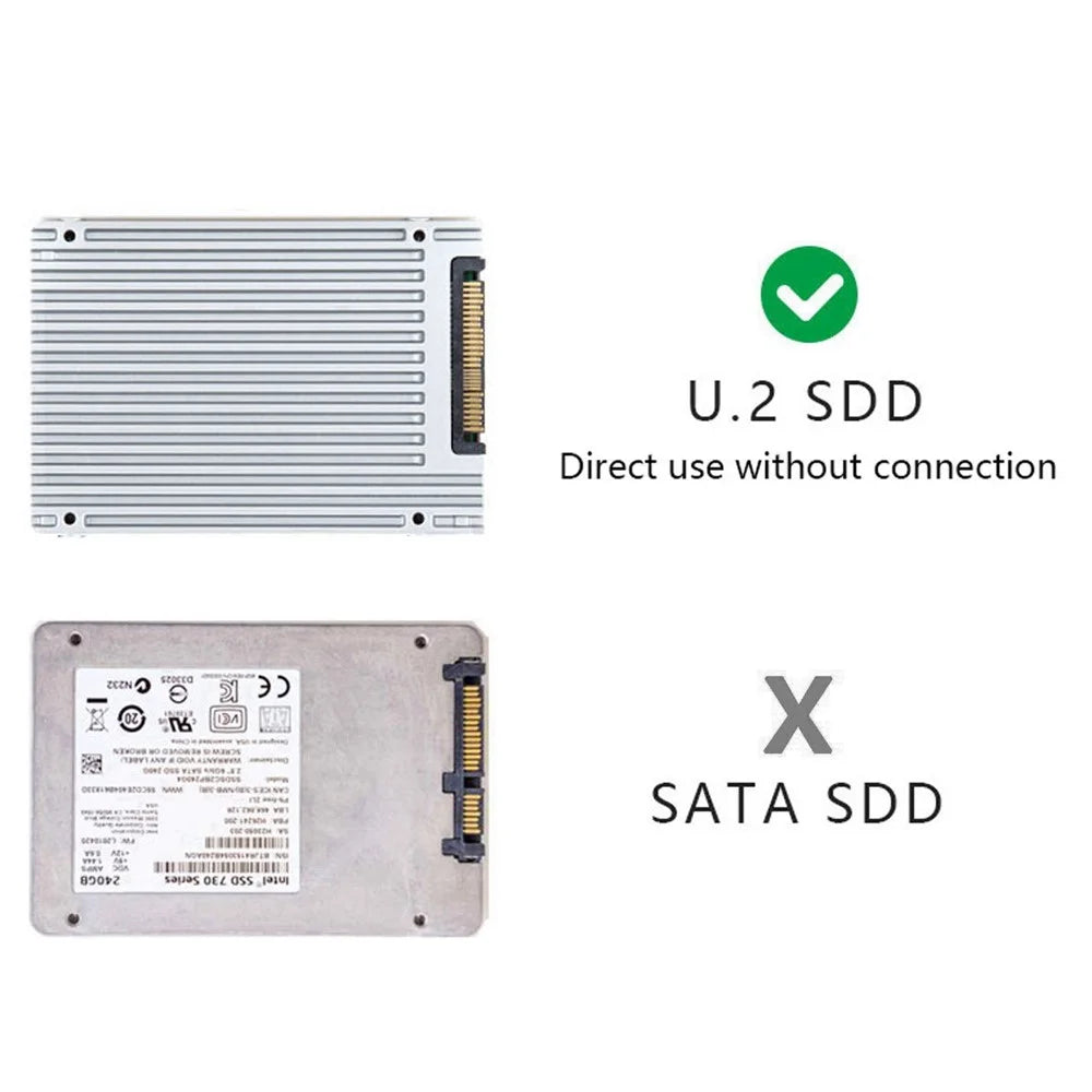 SF-025 PCI-E 4X to U.2 U2 Kit SFF-8639 to SFF-8654 Slimline SAS NVME PCIe SSD Adapter for Mainboard - 4