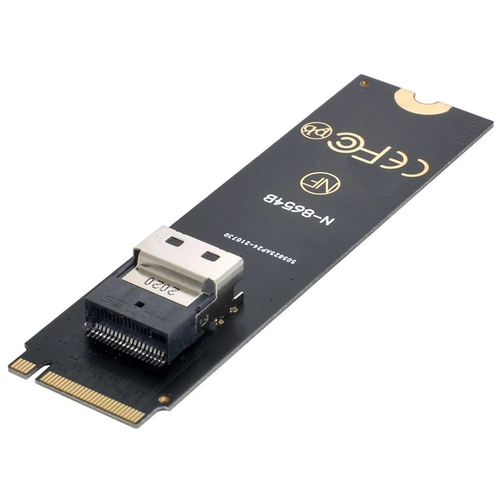 SF-013 NGFF M-Key NVME to U.2 U2 Kit SFF-8639 to SFF-8654 Slimline SAS PCIe SSD Adapter for Mainboard - 2
