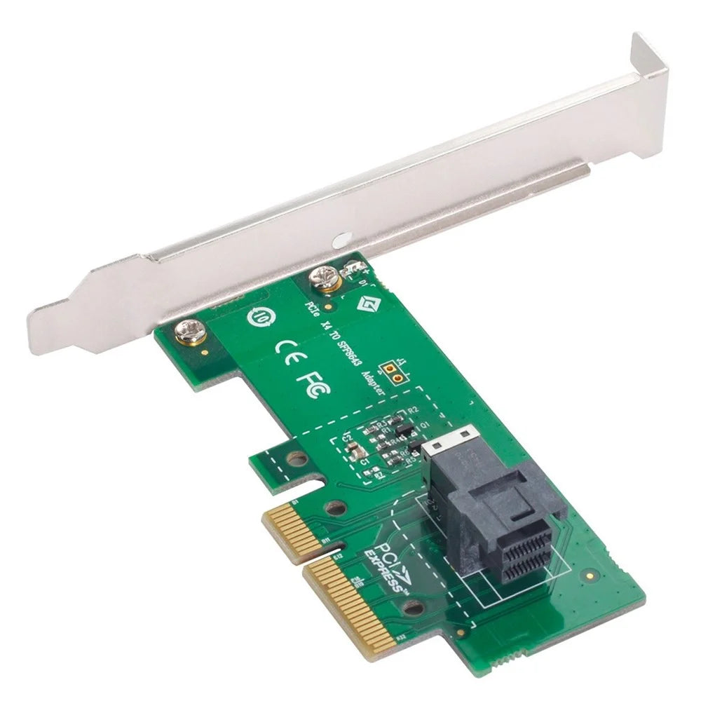 SF-024+SF-093 PCI-E 3.0 4.0 to SFF-8643 Card Adapter and U.2 U2 SFF-8639 NVME PCIe SSD Cable for Mainboard SSD - 6