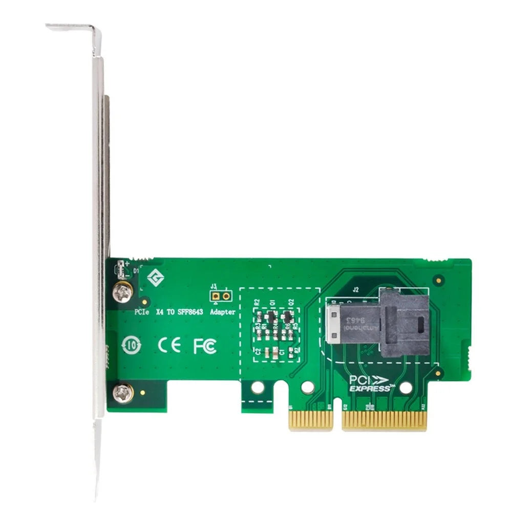 SF-024+SF-093 PCI-E 3.0 4.0 to SFF-8643 Card Adapter and U.2 U2 SFF-8639 NVME PCIe SSD Cable for Mainboard SSD - 7