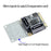 SA-033 Mini PCI-E PCI Express to SATA 3.0 Dual Ports Adapter Converter Hard Drive Extension Card - 2