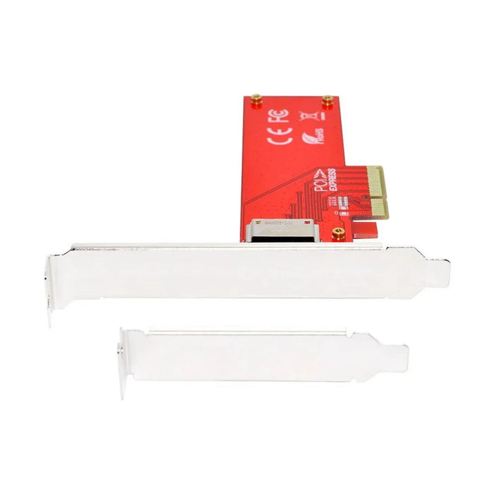 SF-036 PCI-E 4X Host Adapter to NVMe Ruler 1U GEN-Z EDSFF Short SSD E1.S Carrier Adapter with Bracket - 6