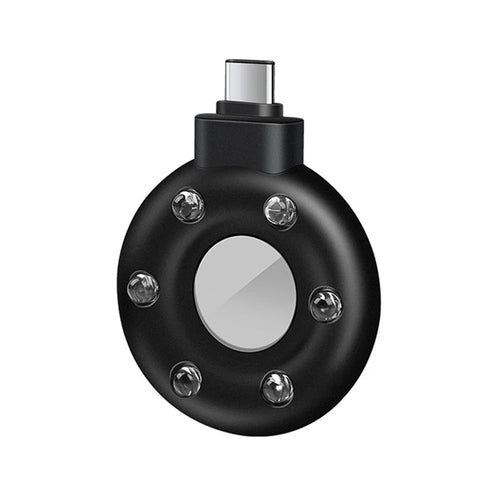 Portable Anti-Spy Hidden Camera Infrared Detector Anti-peeping Detector Spy Finder for Screening Pinhole / Spy Cameras - Type-C / Black - 1
