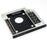 2.5 Inch Notebook Computer Internal SSD Hard Disk Drive Mounting Bracket Holder (All Aluminum Alloy) - 9mm - 1