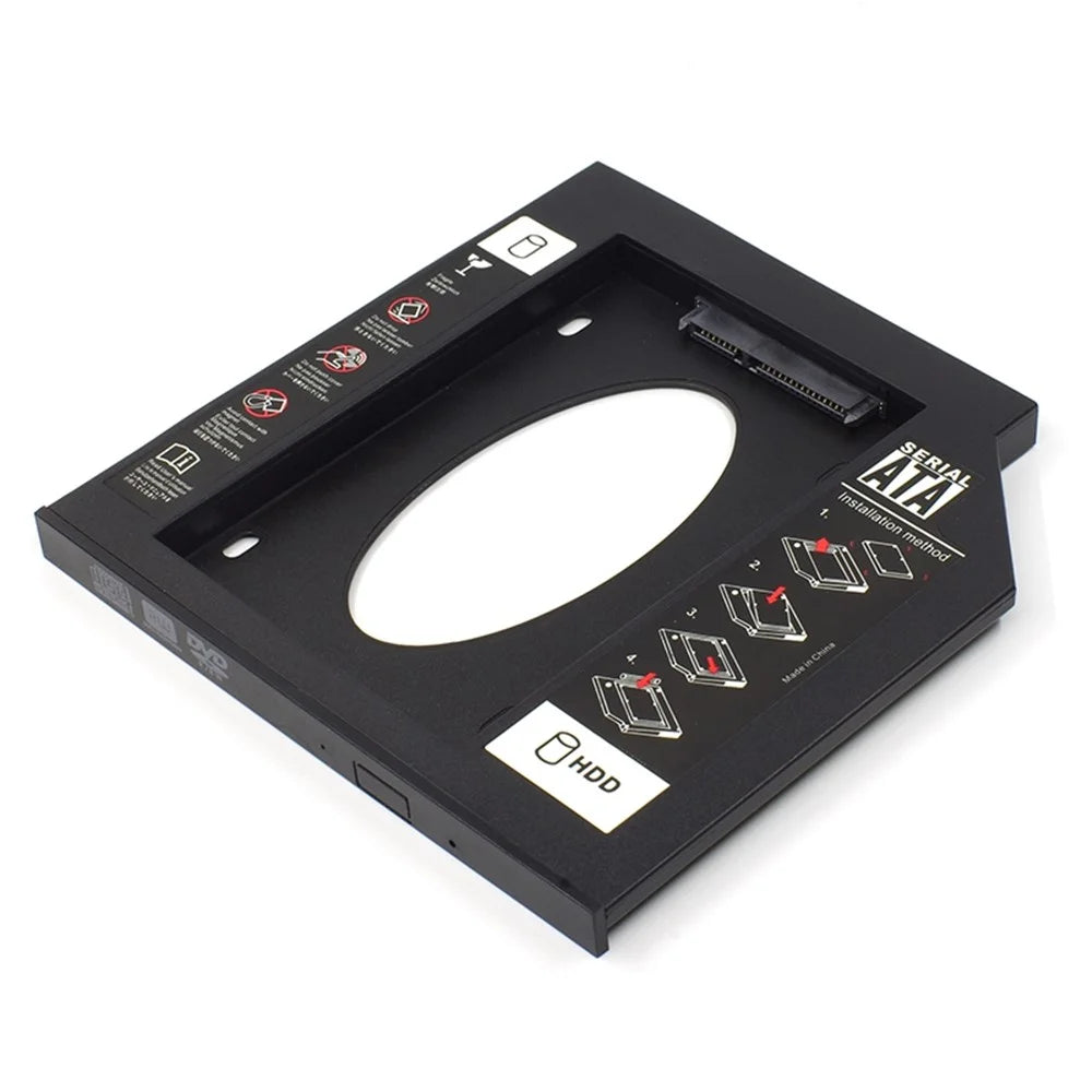 2.5 Inch Laptop SSD Holder Internal Hard Disk Drive Mounting Bracket Holder (Plastic) - 9.5mm - 1