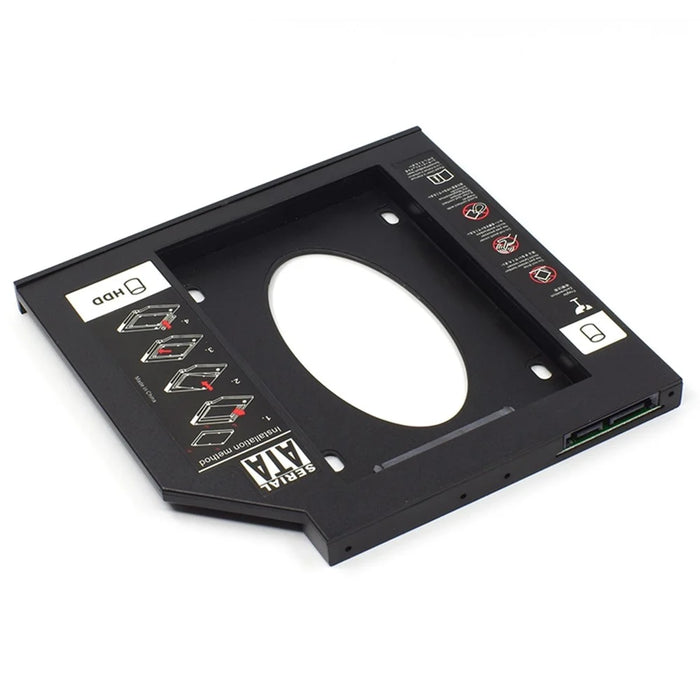 2.5 Inch Laptop SSD Holder Internal Hard Disk Drive Mounting Bracket Holder (Plastic) - 9.5mm - 5