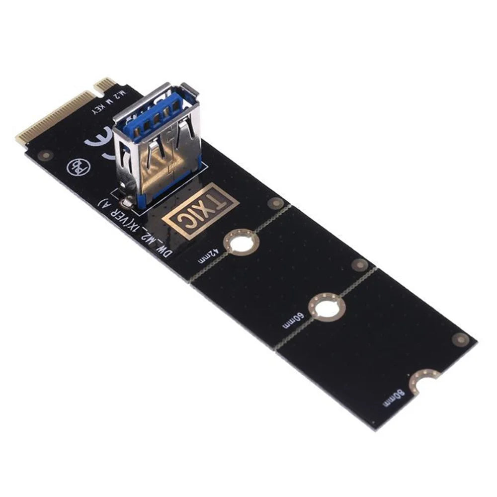 NGFF M.2 to USB3.0 Converter Adapter Graphic Card Extender PCI-E 1x to 16x Transfer Card Mining Riser Card - 5