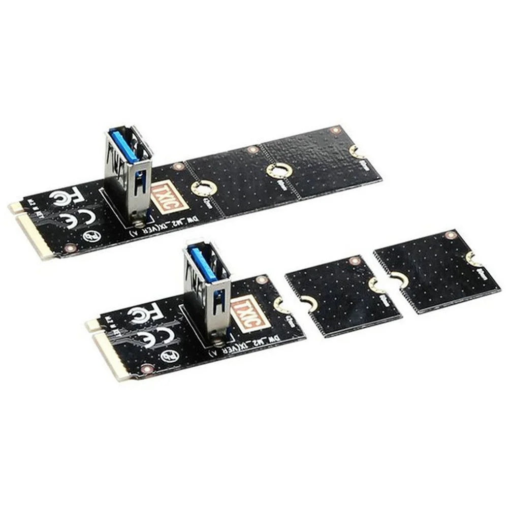 NGFF M.2 to USB3.0 Converter Adapter Graphic Card Extender PCI-E 1x to 16x Transfer Card Mining Riser Card - 6
