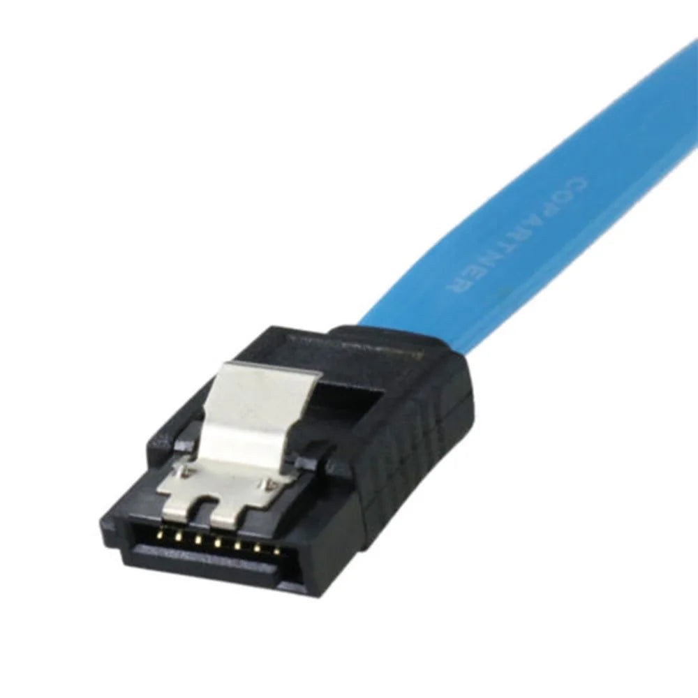 1m Hard Drive Data Cable Dual Straight Connector SATA 3.0 6Gb / s High Speed Data Cable with Locking Latch - 2
