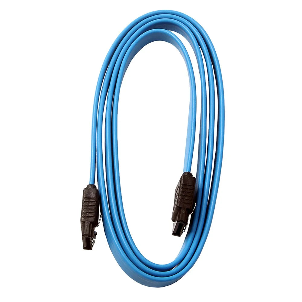 1m Hard Drive Data Cable Dual Straight Connector SATA 3.0 6Gb / s High Speed Data Cable with Locking Latch - 3