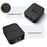 2-Port RJ45 Network Switcher Gigabit Network Splitter Power-Free Internal / External Network Switch Adapter - Black - 3