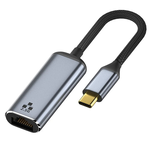 For MacBook 2500Mbps USB-C Ethernet Adapter Type-C to RJ45 LAN 2.5 Gigabit Network Card - 1