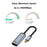 For MacBook 2500Mbps USB-C Ethernet Adapter Type-C to RJ45 LAN 2.5 Gigabit Network Card - 2