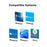 For MacBook 2500Mbps USB-C Ethernet Adapter Type-C to RJ45 LAN 2.5 Gigabit Network Card - 3