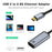 For MacBook 2500Mbps USB-C Ethernet Adapter Type-C to RJ45 LAN 2.5 Gigabit Network Card - 6