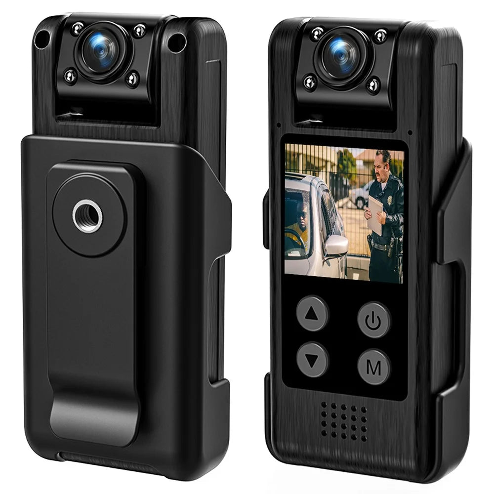 L10 Outdoor Sports 1.3-inch Display Portable Conference Recorder 4K Ultra HD Infrared Night Vision Law Enforcement Recorder - 1