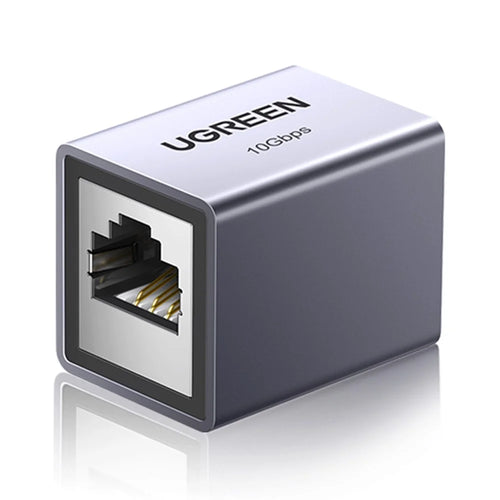 UGREEN Cat8 Cat7 Cat6 Ethernet Cable Adapter Aluminum Alloy RJ45 Connector 10Gbps Network Extender - 1