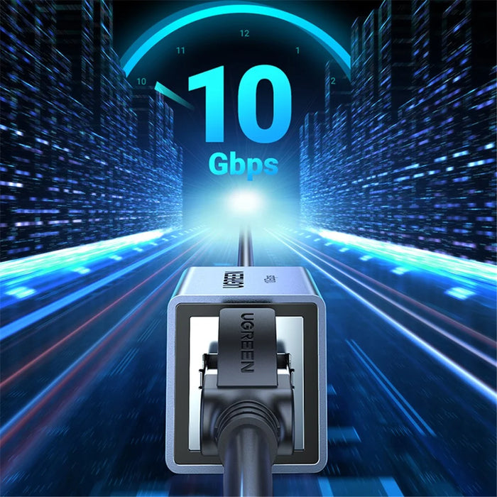 UGREEN Cat8 Cat7 Cat6 Ethernet Cable Adapter Aluminum Alloy RJ45 Connector 10Gbps Network Extender - 3
