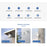 XIAOMI YOUPIN EC5 Outdoor Waterproof 3MP Security Camera PTZ WiFi LAN Connection Camera for Home Security - EU Plug - 3