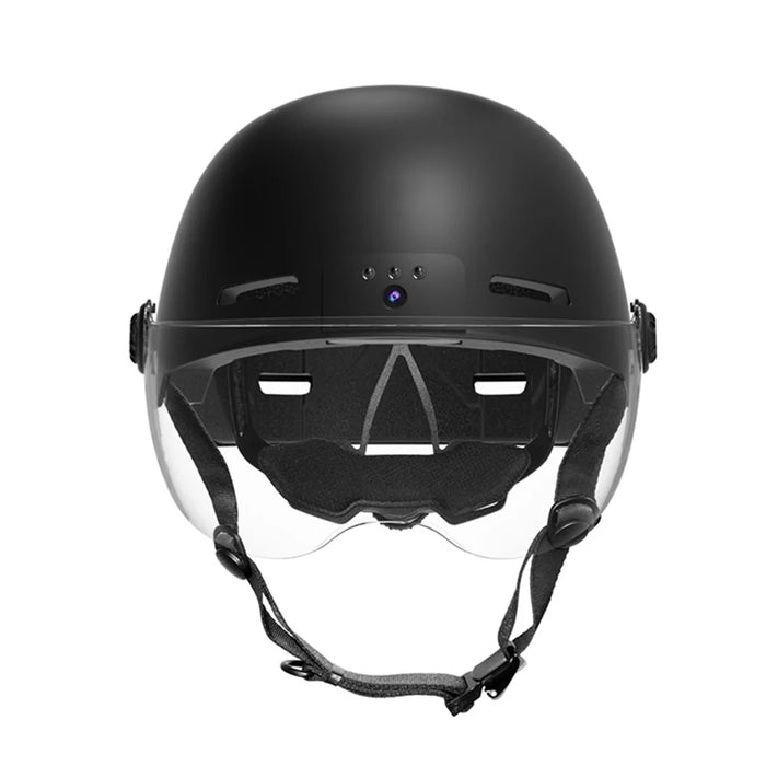 ANYTEK RAW2 Bicycle E-Bike Helmet Camera ABS+EPS Protection Helmet Integrated Video Recorder - Black - 1