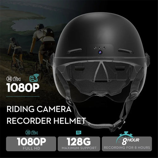 ANYTEK RAW2 Bicycle E-Bike Helmet Camera ABS+EPS Protection Helmet Integrated Video Recorder - Black - 2