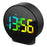 Multifunction WiFi Smart Clock Camera Baby Pet Monitor for Home Security - Round - 2
