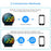 Multifunction WiFi Smart Clock Camera Baby Pet Monitor for Home Security - Round - 6