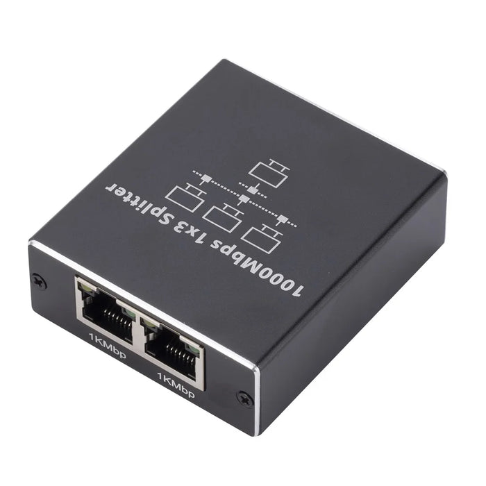 1000Mbps 3-Port Gigabit Network Switch Ethernet Splitter for Computer Hub Router - 2