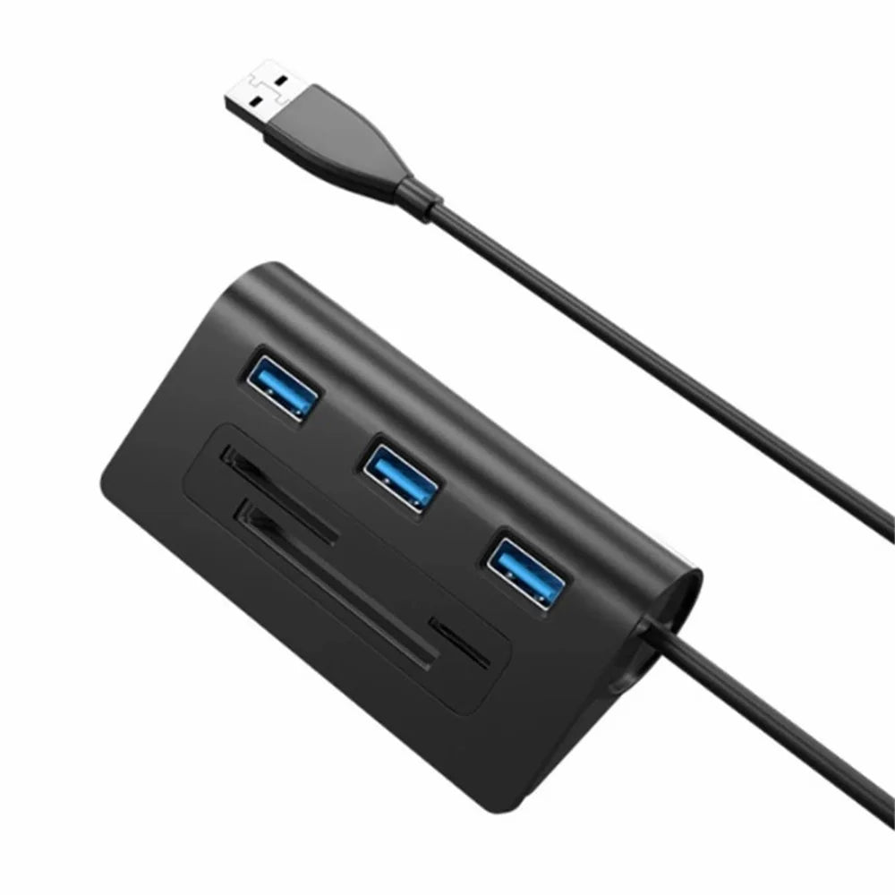 ACASIS HS0023 6-in-1 3xUSB3.0 + TF / SD / CF Card Slots USB Hub Splitter - 1