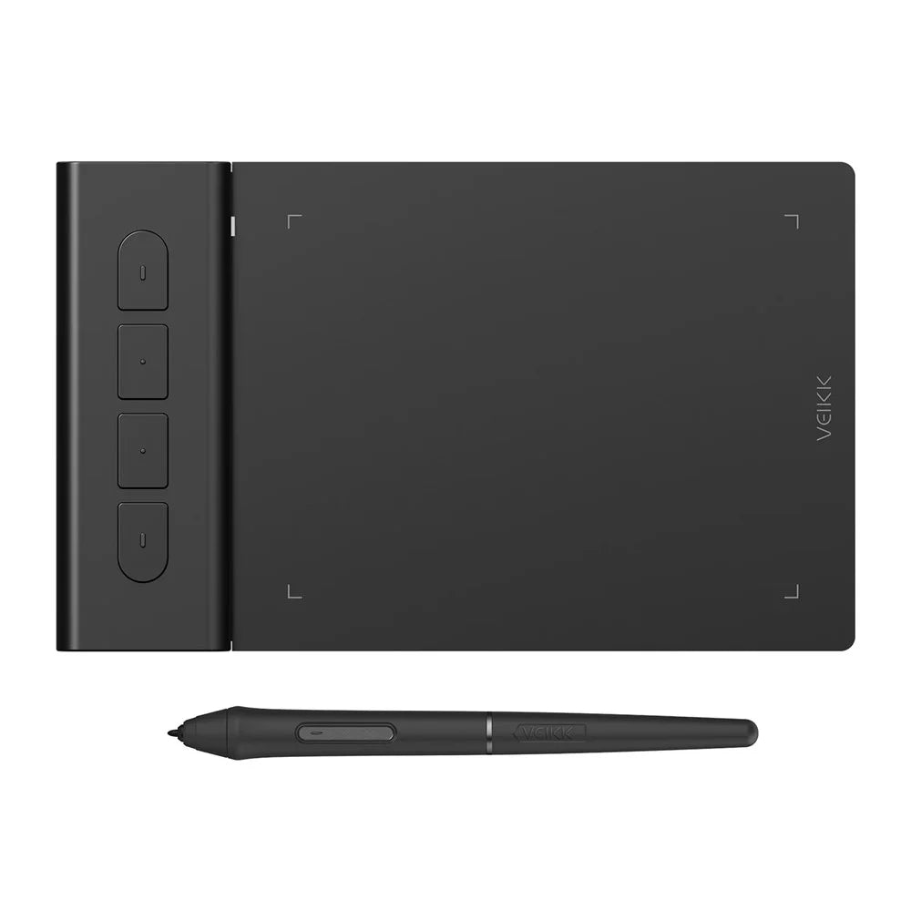 VEIKK VK430 4x3 inch Digital Drawing Tablet with Battery-Free Stylus 8192 Pressure Sensitivity Graphics Board - 1